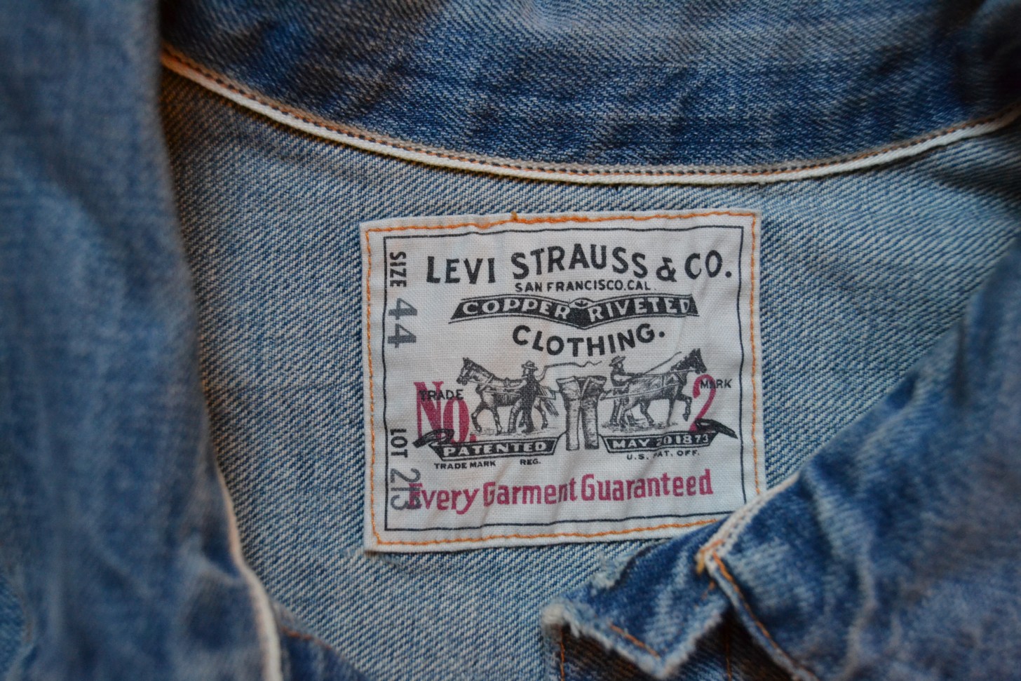 levis tags through the years