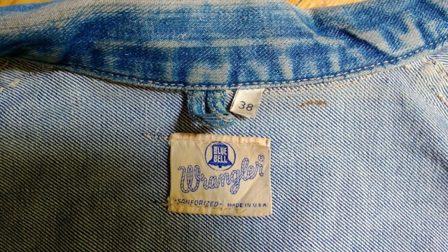 Vintage denim: dating my 1960's Wrangler Blue Bell denim vest (124MJ) |  denim etc.